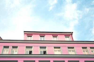 Low angle view of building against sky