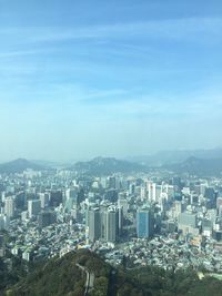 Cityscape against sky