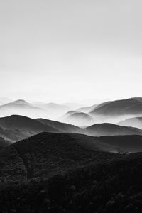 Scenic view of dramatic landscape against sky