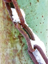 Close-up of rusty metal