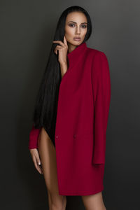 Portrait of young woman