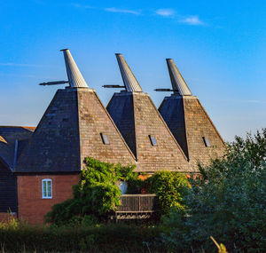 Low angle view of building against sky