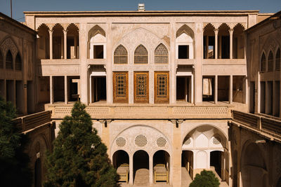 Facade of old building