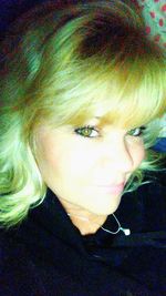 Close-up portrait of young woman