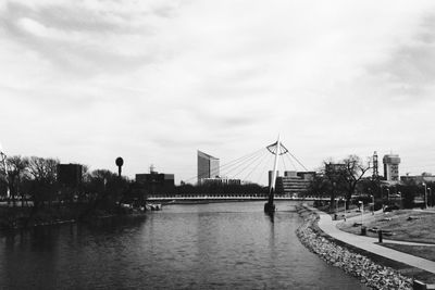 River with buildings in background