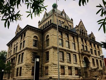 Low angle view of historical building