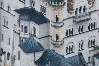 Low angle view of old building in city