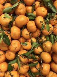 Full frame shot of fruits for sale at market stall