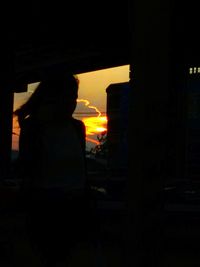 View of sky at sunset
