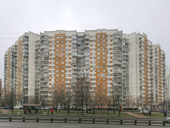 Low angle view of buildings against sky