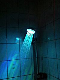 Close-up of water in bathroom