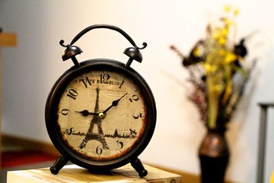 Close-up of clock