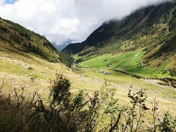 Scenic view of landscape against sky