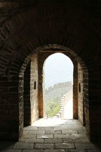 Low angle view of historical building