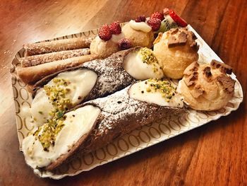 Close-up of food on plate