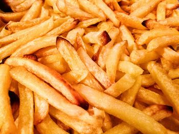 Full frame shot of fries