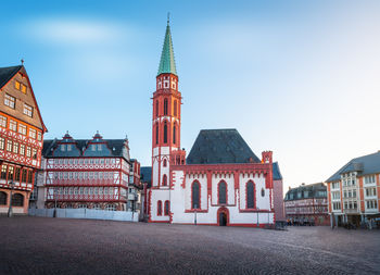 View of cathedral against clear sky