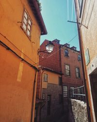 Low angle view of buildings against sky