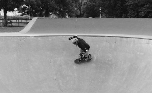 Man skateboarding on skateboard