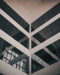 Low angle view of modern building