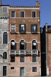 Venetian building front view