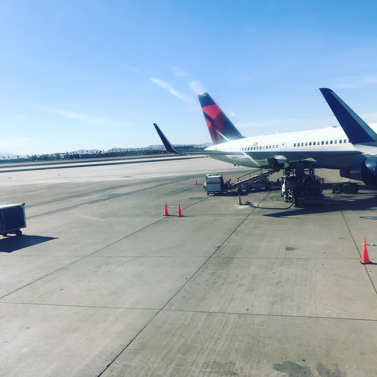 AIRPLANE ON RUNWAY