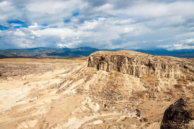 Scenic view of mountain range