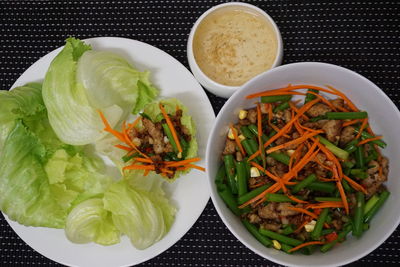 Close-up of food in plate