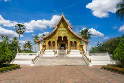Temple of the phra bang buddha image, luang prabang, laos.