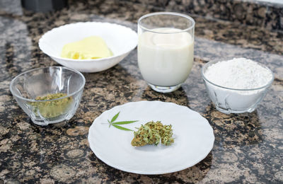 Close-up of drink on table