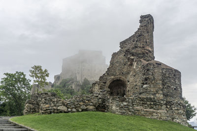 Old ruins against sky