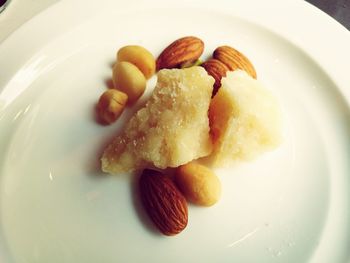 Close-up of ice cream in plate
