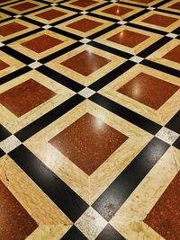 Full frame shot of tiled floor