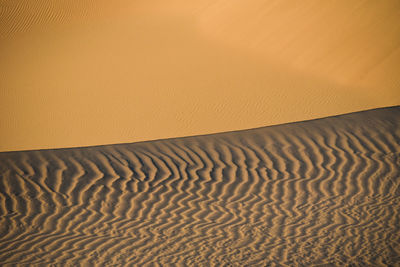 Natural texture of sand in the desert