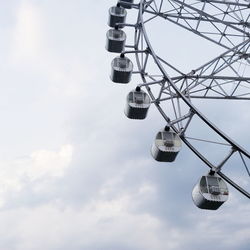 Low angle view of ferris wheel