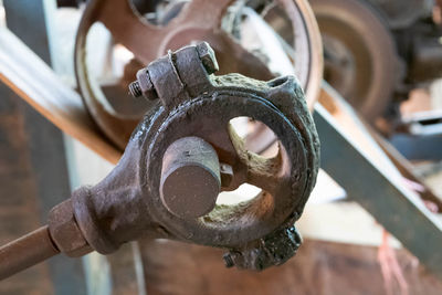 Close-up of rusty metal