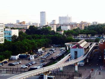 View of buildings in city