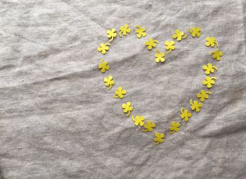 Close-up of heart shaped flowers