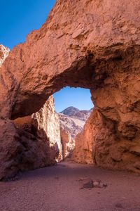 Rock formations in desert