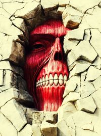 Close-up of brick wall