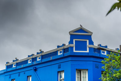 Low angle view of building against sky