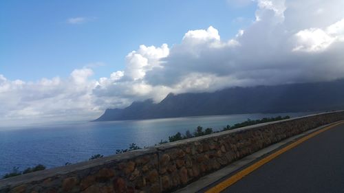 Panoramic view of sea against sky
