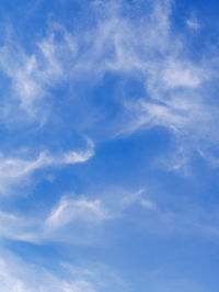 Low angle view of blue sky