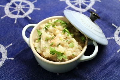 Close-up of served food