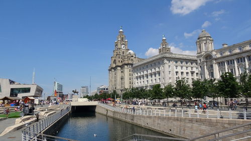 View of buildings in city