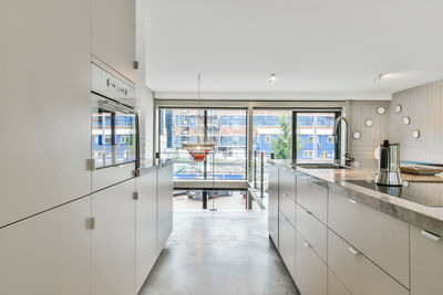 Interior of kitchen