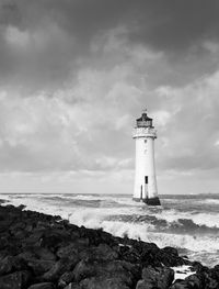 Lighthouse on beach