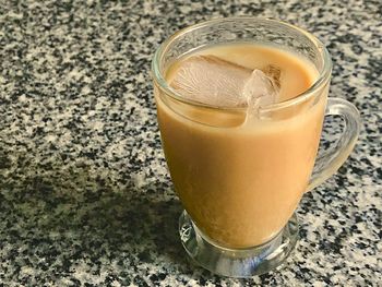 Close-up of drink on table