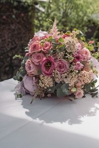 Close-up of rose bouquet