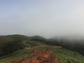 Scenic view of landscape against sky